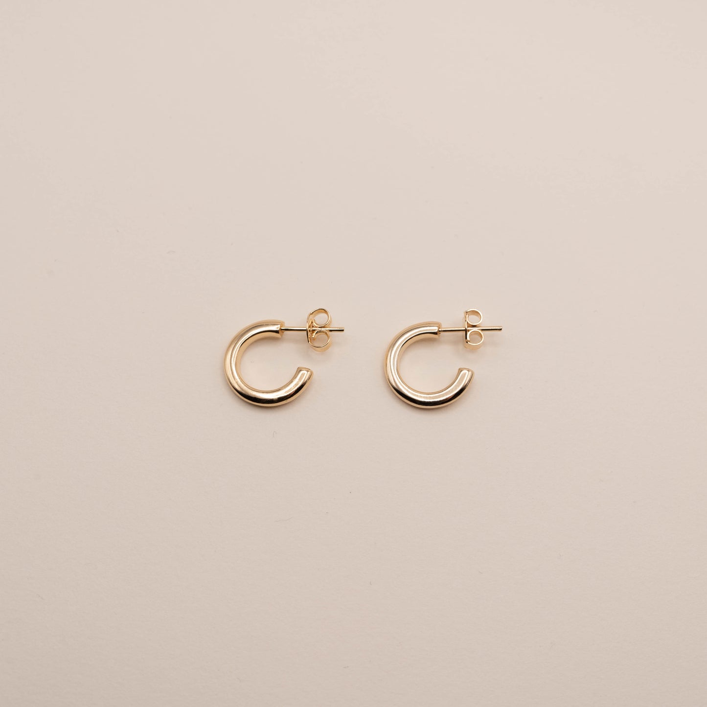 18k Gold Filled Small Open Hoop Earrings