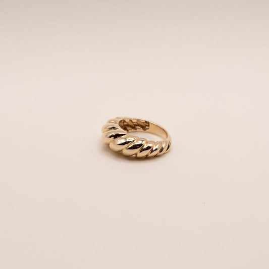 18k Gold Filled Croissant Ring