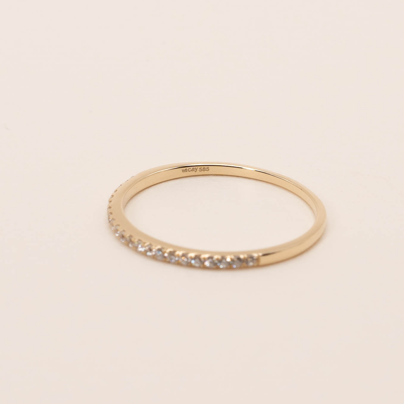 14k Solid Gold Classic Eternity Ring