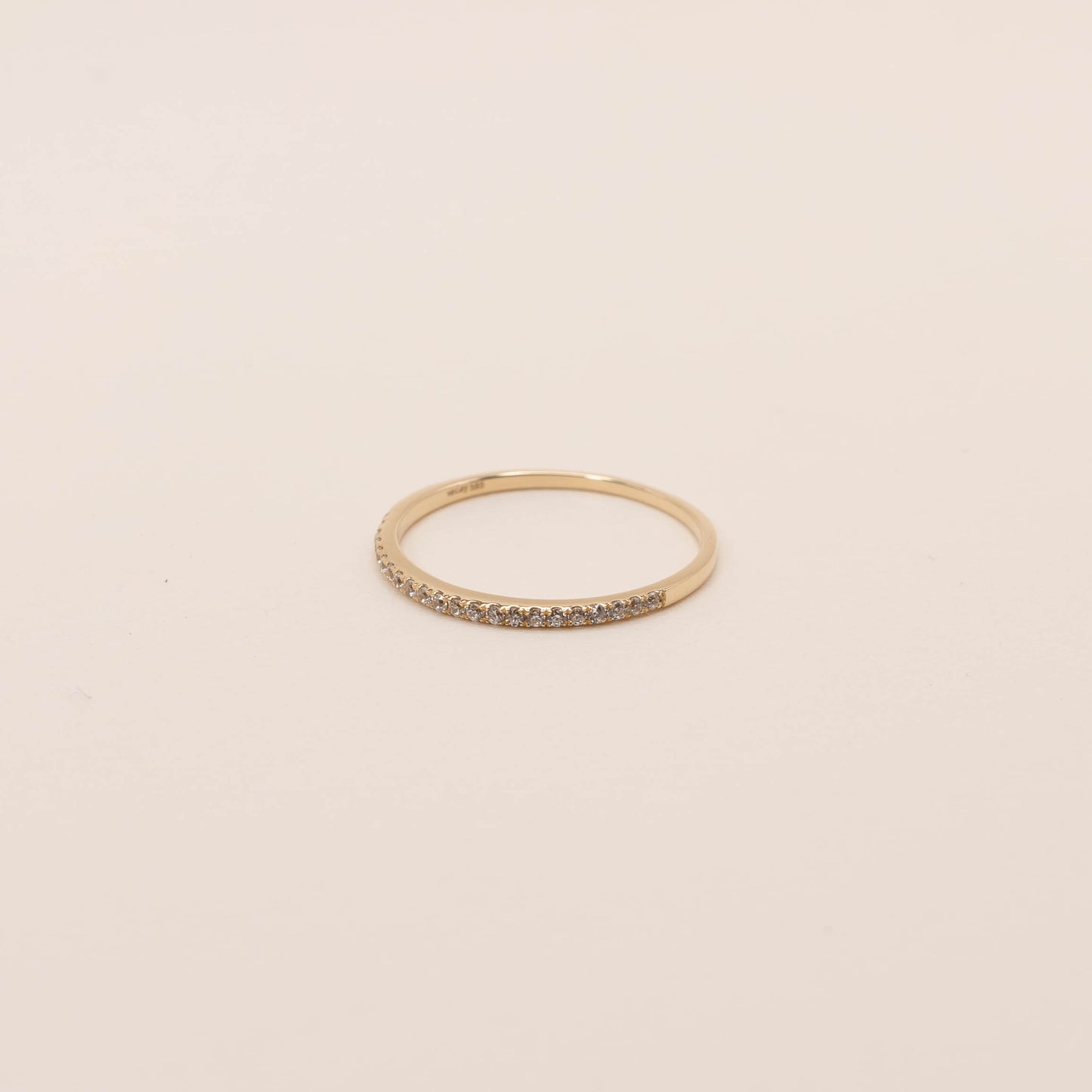 14k Solid Gold Classic Eternity Ring